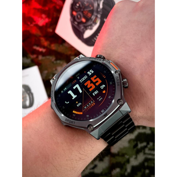 Смарт часы Modfit Titan-X Black Steel фото 10