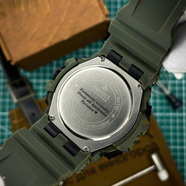 Персональная лазерная гравировка на часах (собственные надписи, цитаты, символы, даты) фото 15