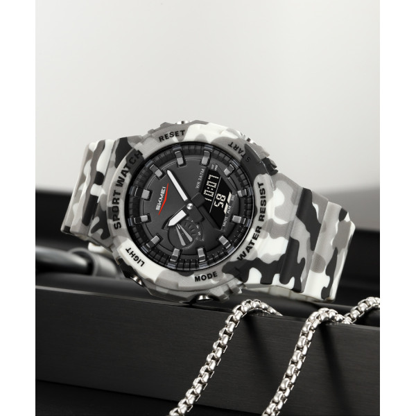 Спортивные мужские часы Skmei 2351CMGY Camo Grey фото 4