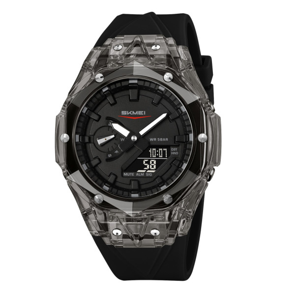 Спортивний чоловічий годинник Skmei 2411BKBK Black фото 1