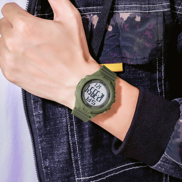 Чоловічий годинник Skmei 1715AG army green фото 4