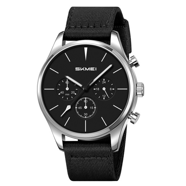 Спортивные мужские часы Skmei 2367SIBK Silver-Black фото 1