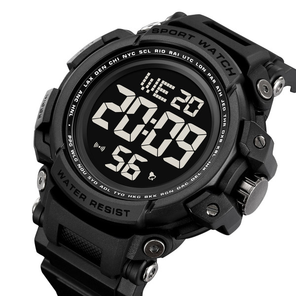 Спортивные мужские часы Skmei 2422BK Black фото 4