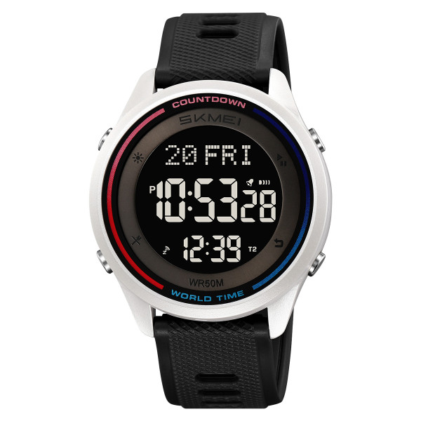 Спортивные мужские часы Skmei 2348WT White фото 1