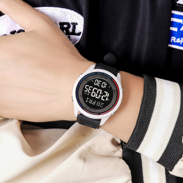 Спортивные мужские часы Skmei 2348WT White фото 5