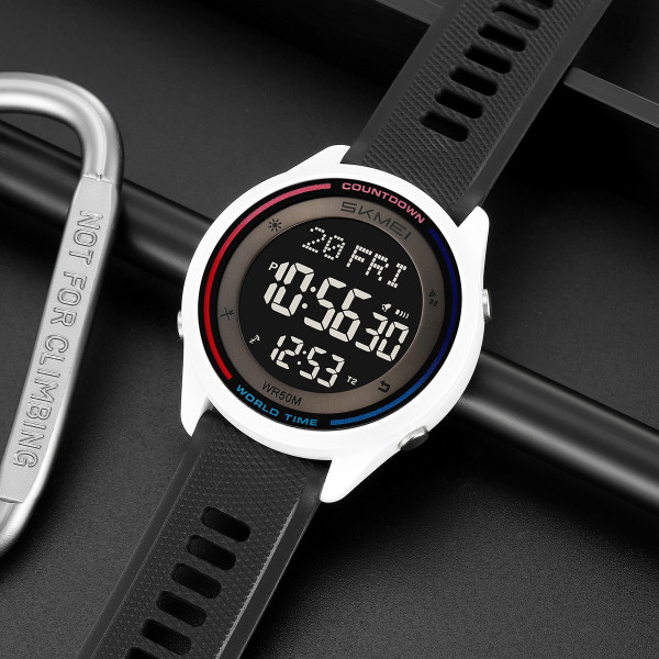 Спортивные мужские часы Skmei 2348WT White фото 6