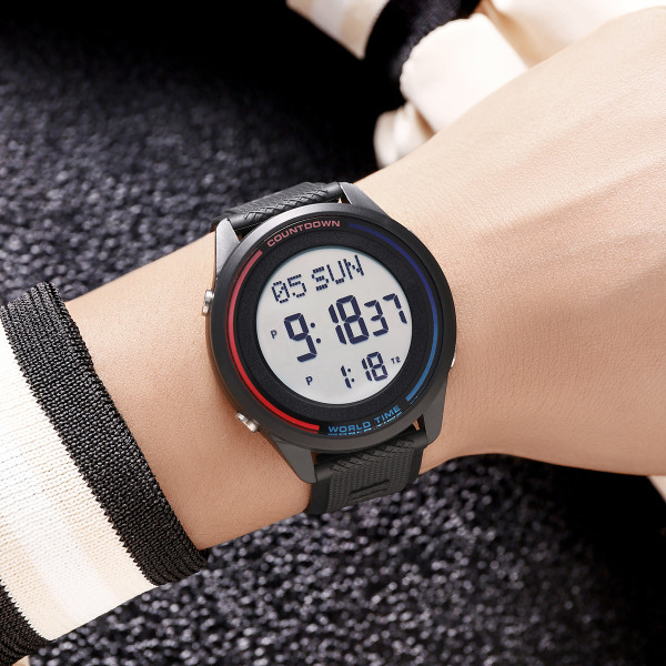 Спортивные мужские часы Skmei 2348BKWT Black-White фото 5