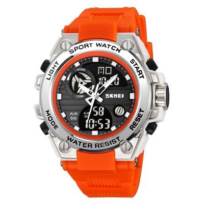 Спортивний чоловічий годинник Skmei 2360WTOG White-Orange