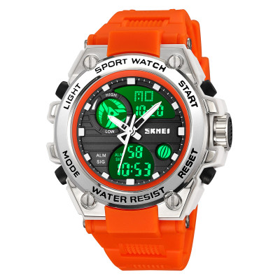 Спортивний чоловічий годинник Skmei 2360WTOG White-Orange