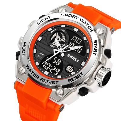 Спортивний чоловічий годинник Skmei 2360WTOG White-Orange
