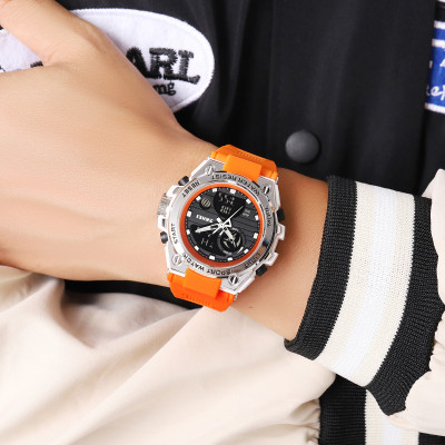 Спортивний чоловічий годинник Skmei 2360WTOG White-Orange