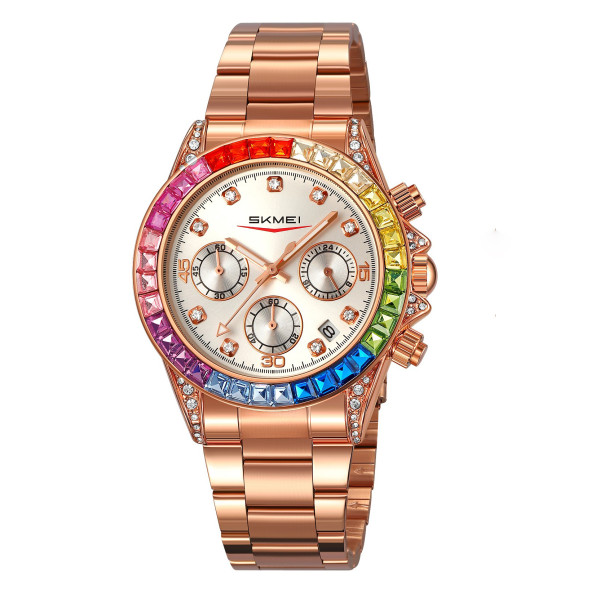 Skmei 2352RGSI Rose Gold-Silver фото 1
