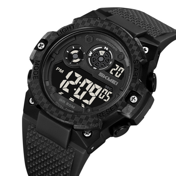 Спортивные мужские часы Skmei 2337BKBK Black-Black фото 4