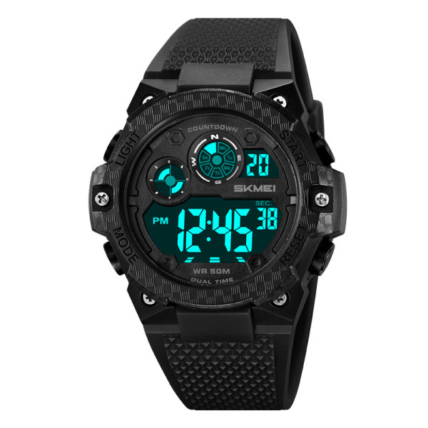 Спортивний чоловічий годинник Skmei 2337BKBK Black-Black фото 3