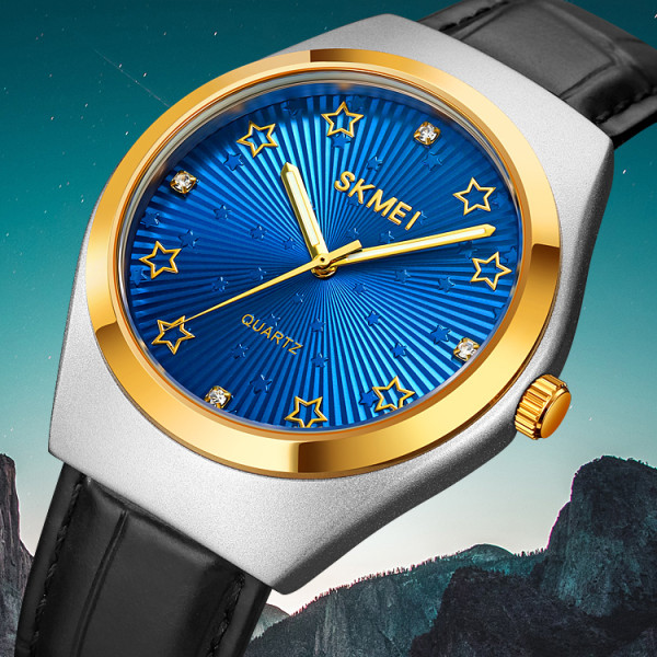 Класичний жіночий годинник Skmei 2058BU Blue фото 3