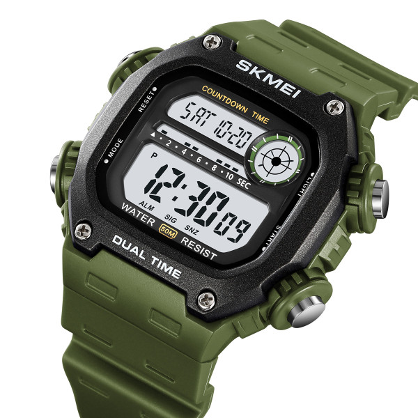 Спортивний чоловічий годинник Skmei 2126AG Army Green фото 4