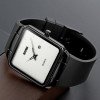 Чоловічий годинник Skmei 1961BKSI Black нержавіюча сталь, шкіряний ремінець фото 5