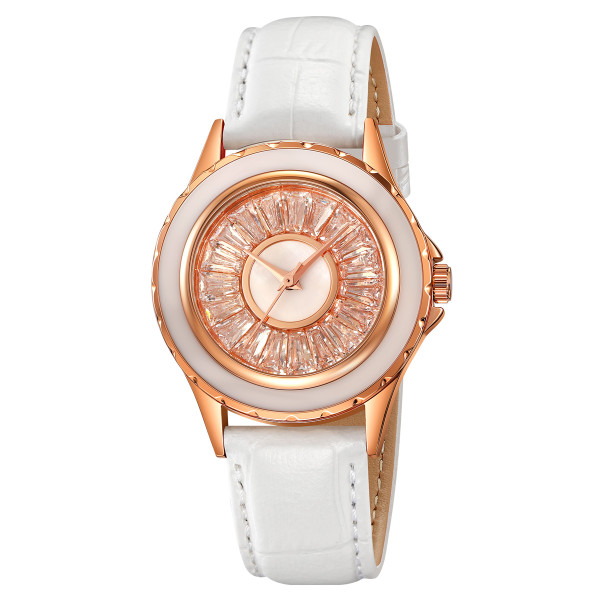 Классические женские часы Skmei 2172RGWT Rose Gold-White фото 1