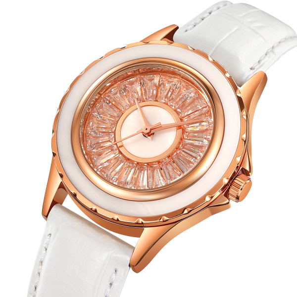 Классические женские часы Skmei 2172RGWT Rose Gold-White фото 3
