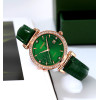 Класичний жіночий годинник Skmei 2169RGGN Rose Gold-Green фото 5