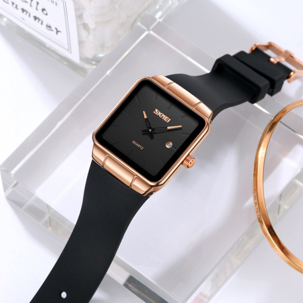 Классические женские часы Skmei 2173RGBK Rose Gold-Black фото 6
