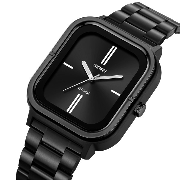 Классические мужские часы Skmei 2275BKSI Black-Silver фото 3