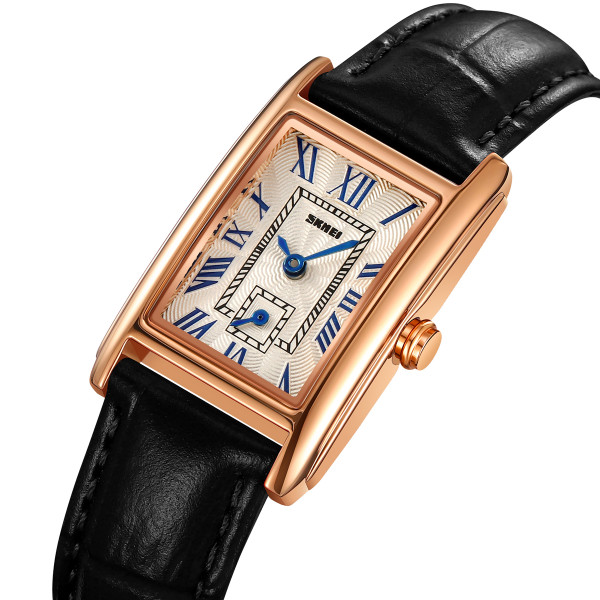 Классические женские часы Skmei 2297RGBK Rose Gold-Black фото 3