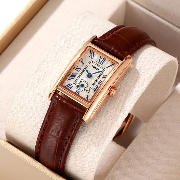 Класичний жіночий годинник Skmei 2297RGBN Rose Gold-Brown фото 5