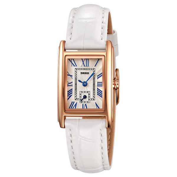 Класичний жіночий годинник Skmei 2297RGWT Rose Gold-White фото 1