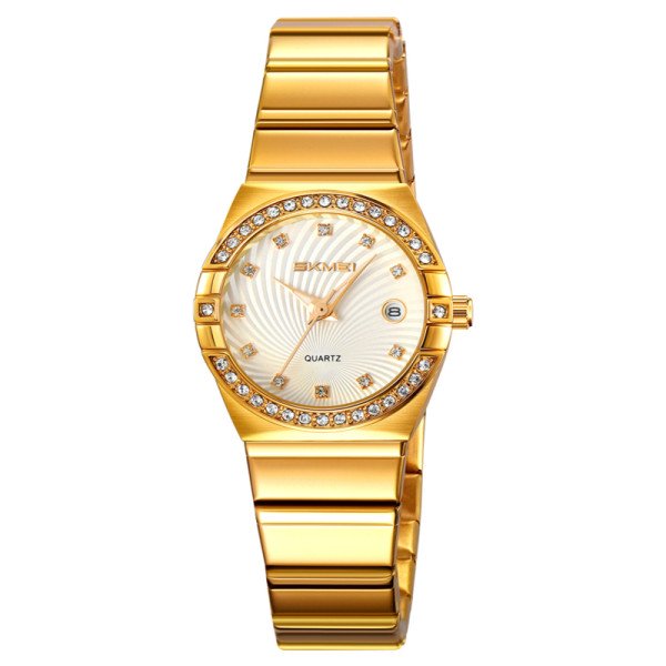 Жіночий класичний годинник Skmei 2342GD Gold фото 1