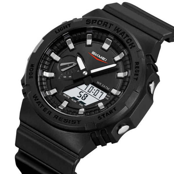 Спортивные мужские часы Skmei 2351BKWT Black-White фото 3