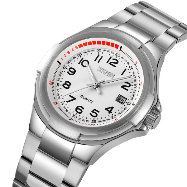 Классические женские часы Skmei 9320SIWT Silver-White фото 3