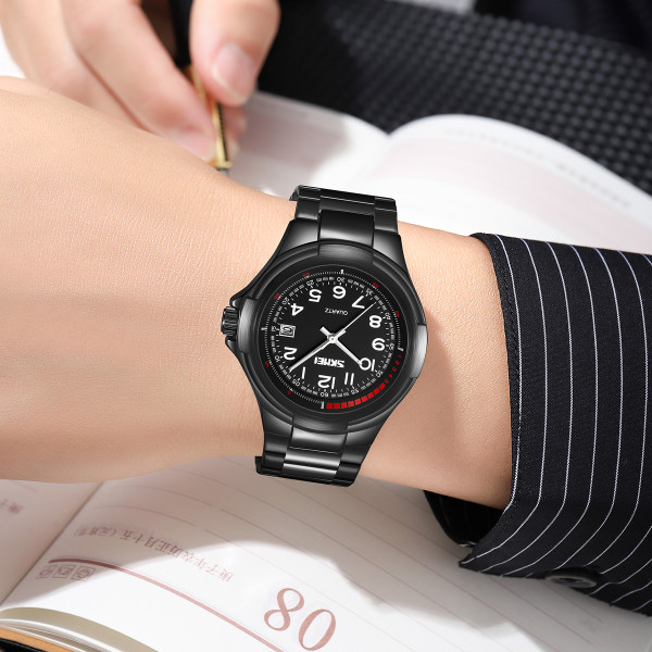 Классические женские часы Skmei 9320BKBK Black-Black фото 4