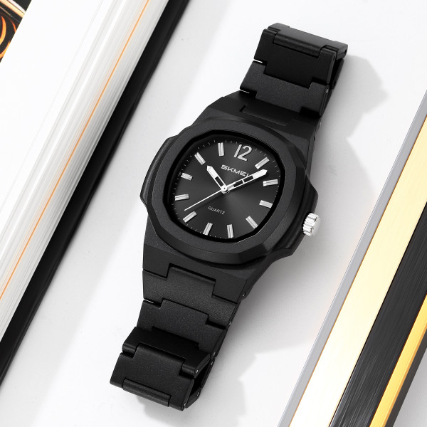 Классические мужские часы Skmei 2382BKSI Black-Silver фото 5