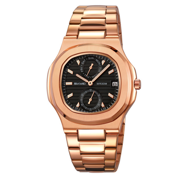 Классические мужские часы Skmei 2423RG Rose Gold фото 1