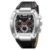 Класичний чоловічий годинник Skmei 9357SIBK Silver-Black фото 2