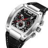Класичний чоловічий годинник Skmei 9357SIBK Silver-Black фото 3