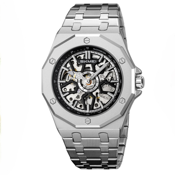 Класичний чоловічий годинник Skmei M036SSI Silver фото 1