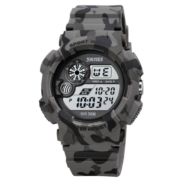 Чоловічий годинник Skmei 1718CMGY Camo Gray фото 1