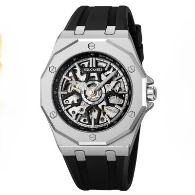 Класичний чоловічий годинник Skmei M036PSI Silver Steel