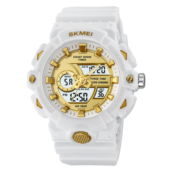 Мужские спортивные часы Skmei 2225WT White фото 1