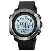 Чоловічий годинник Skmei 1511BK All Black Smart Watch + Compass фото 2
