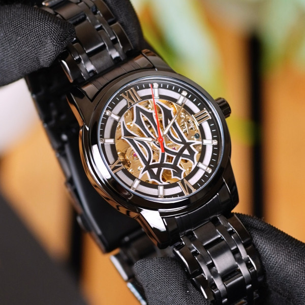 Класичний чоловічий годинник Awarder 025 Sharp All Black фото 6