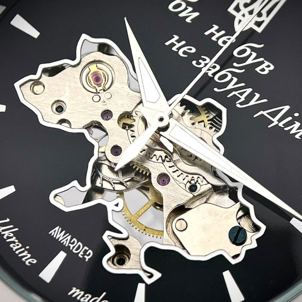 Классические мужские часы Awarder 022SIBK Mechanic Где бы ни был Silver-Black фото 7