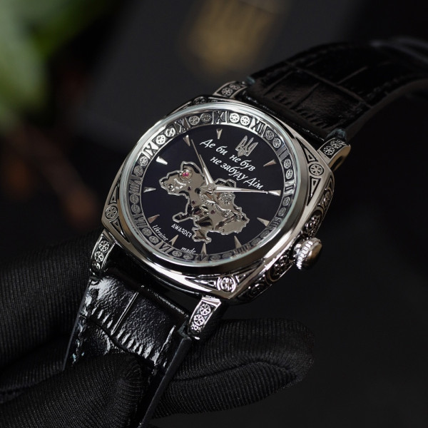 Класичний чоловічий годинник Awarder 021SIBK Скелетон Де би не був фото 6