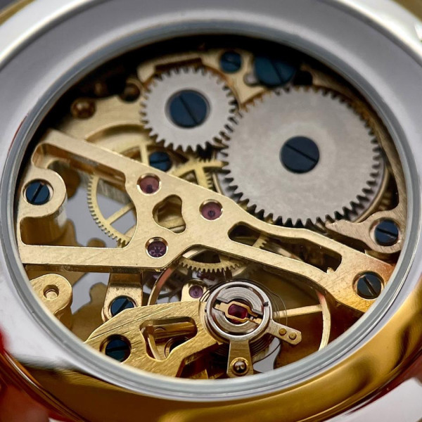 Класичний чоловічий годинник Awarder 022 Gold-Black Mechanic Metall Не Забуду Дім фото 8