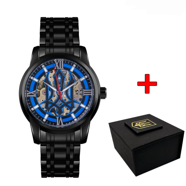 Классические мужские часы Awarder 025 Sharp Black-Blue фото 1