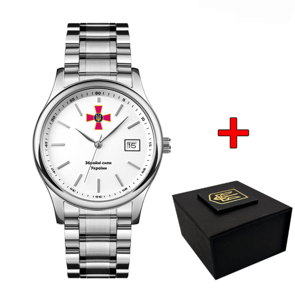 Классические часы Awarder 023 ВСУ Серебро, японский механизм фото 1