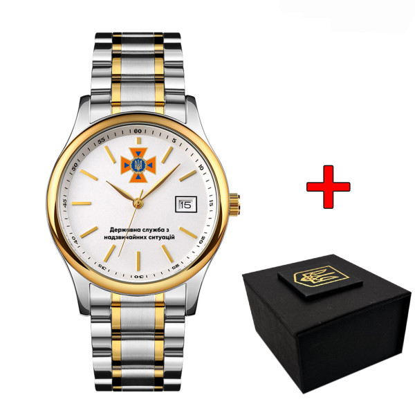 Класичний годинник Awarder 023 ДСНС Золото, японський механізм фото 1