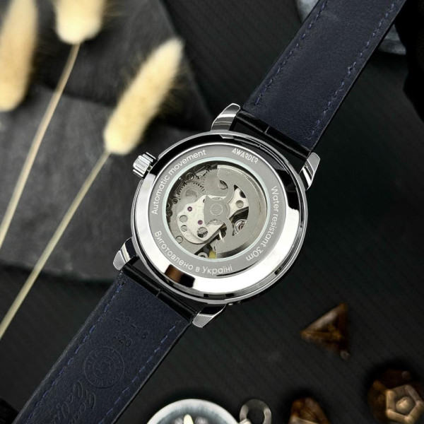 Классические мужские часы Awarder 022-3D Не Забуду Дом Silver-Black фото 7